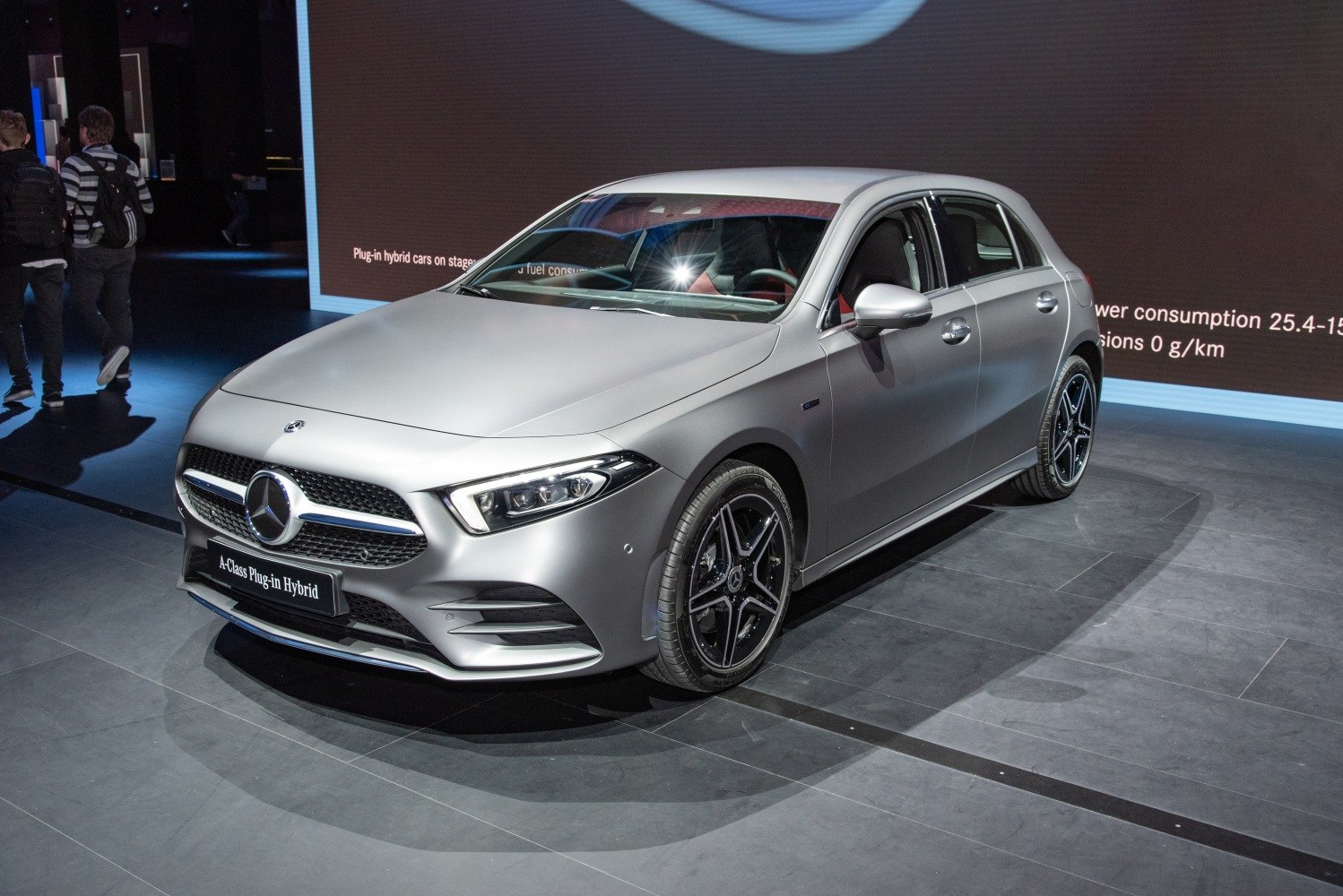 Front view with LED headlights and alloy wheels