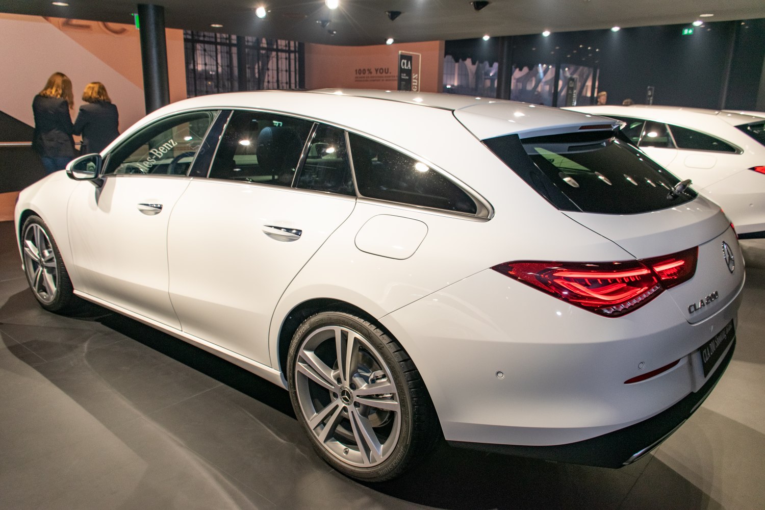 Sleek rear and side profile with LED taillights and alloy wheels