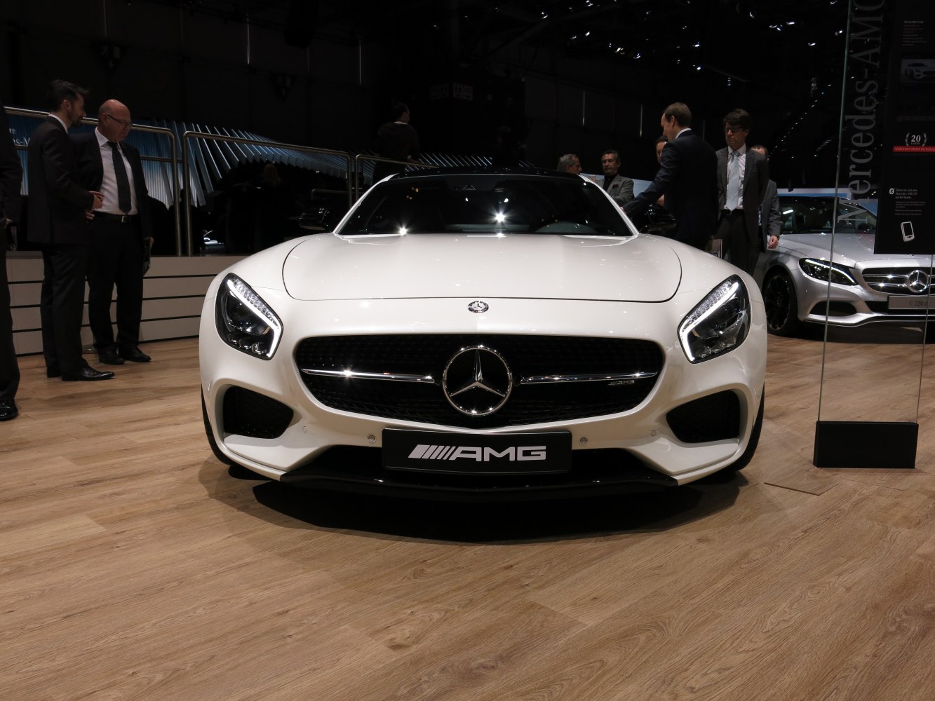 Front exterior with grille and LED headlights