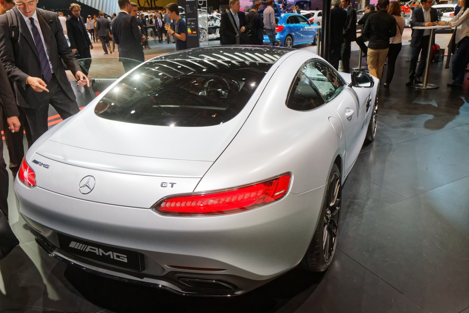 Rear view with sleek design and LED tail lights