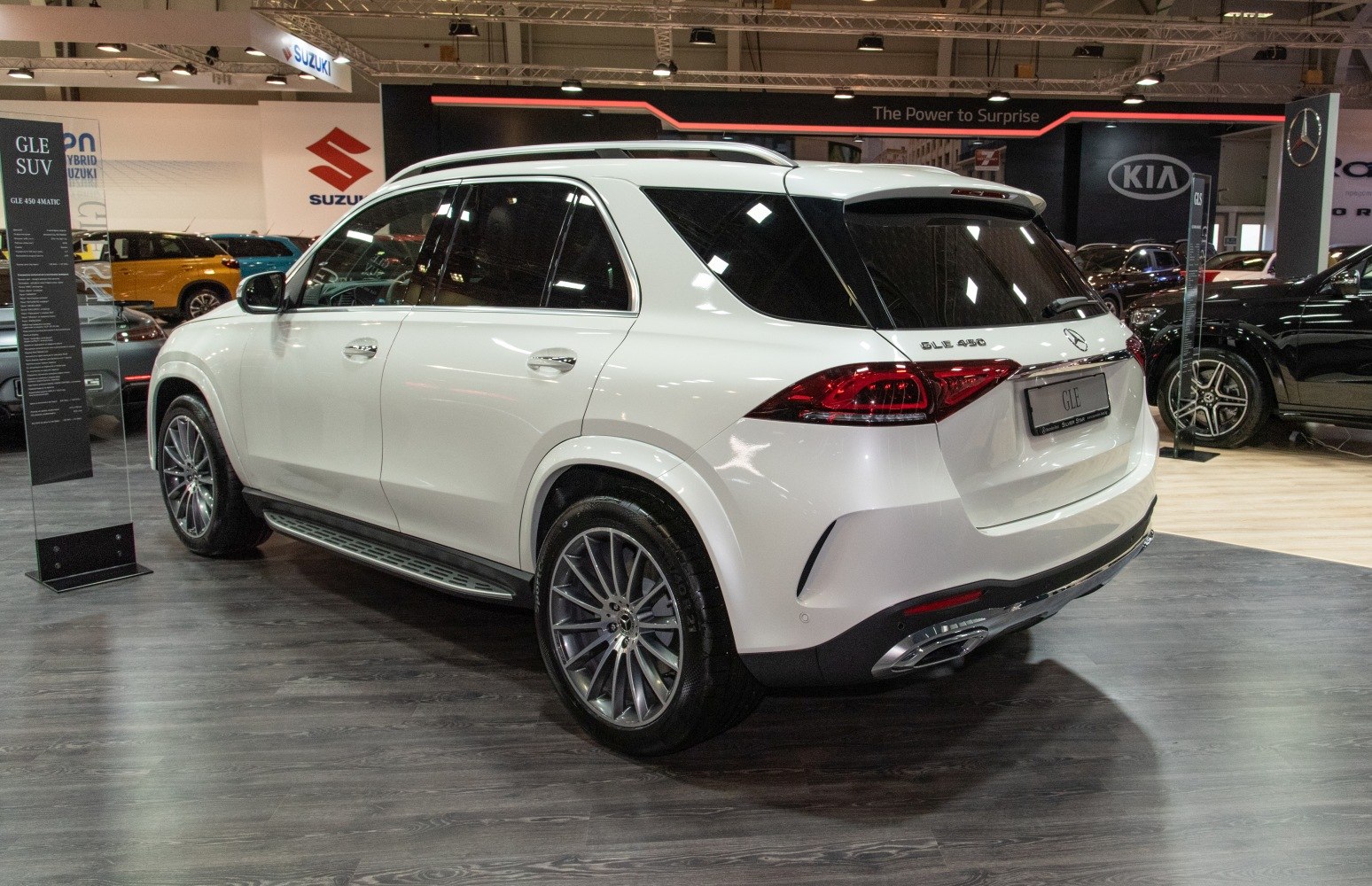Rear and side view of a modern luxury SUV with LED taillights and alloy wheels
