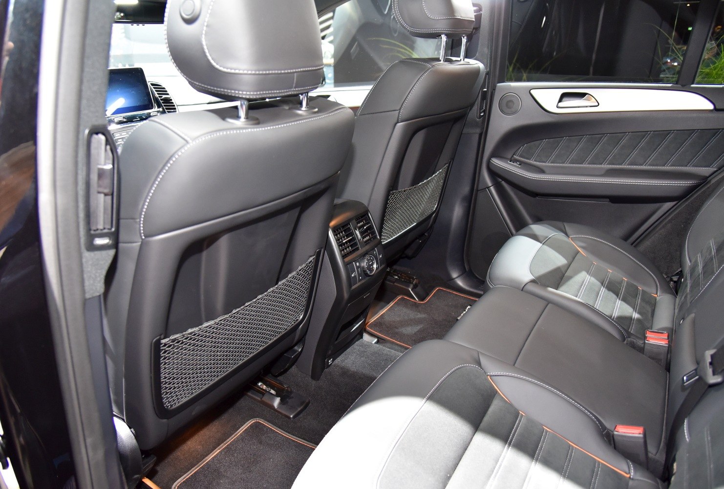 Rear interior seating with premium leather and rear air vents