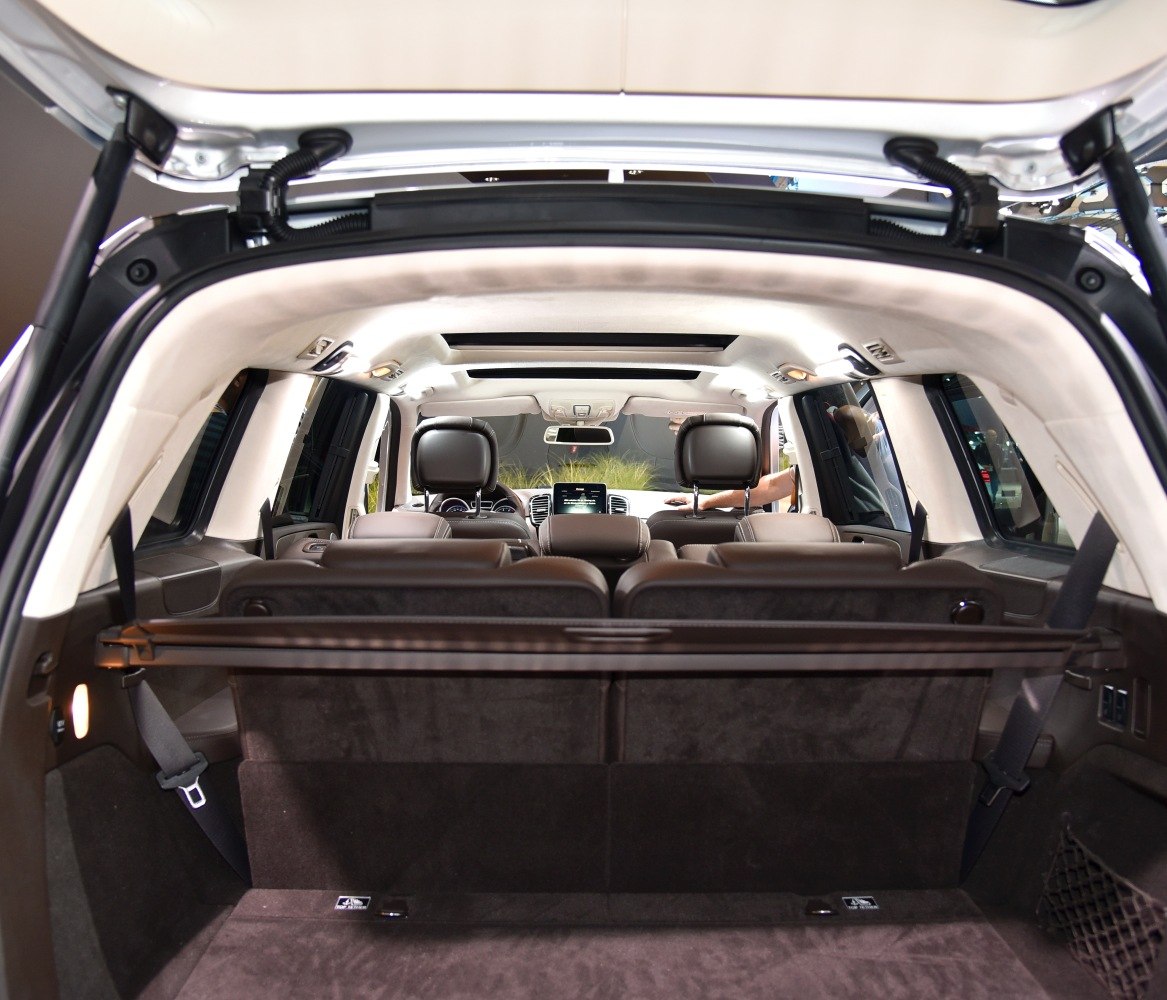 Spacious rear cargo area and luxurious interior with panoramic sunroof