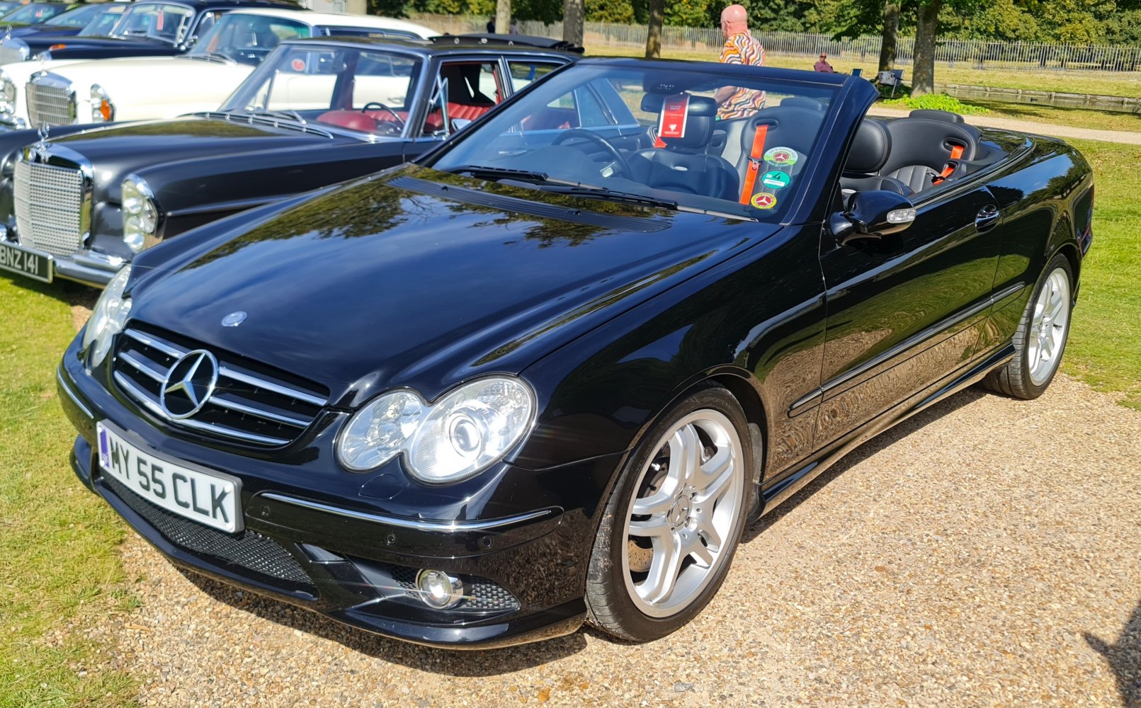 Convertible with sporty front end and alloy wheels