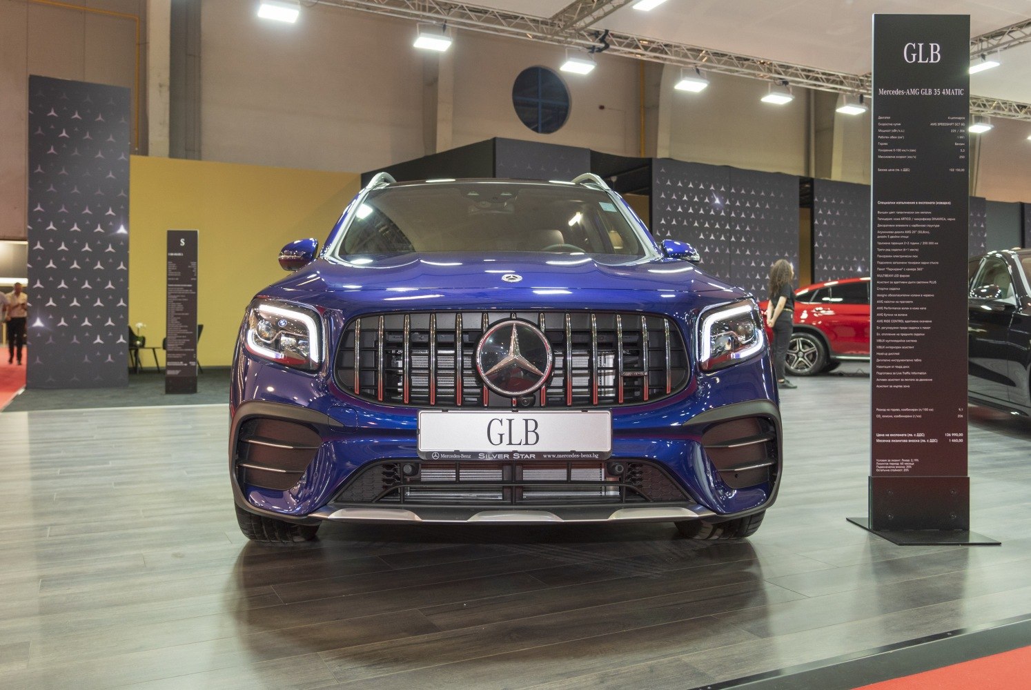 Front view with Panamericana grille and LED headlights