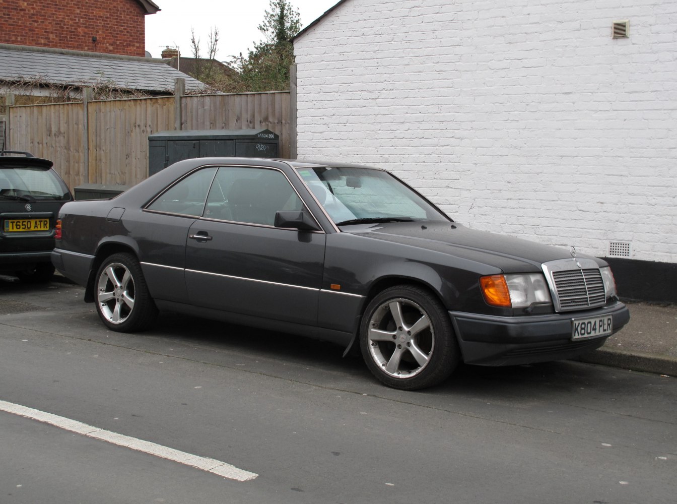 Classic two-door coupe with iconic grille and sleek body lines