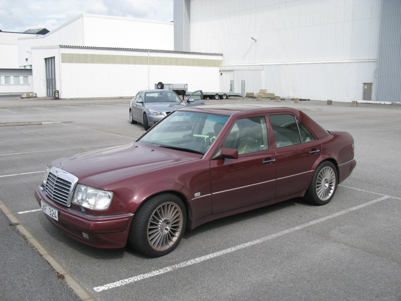 Classic front grille and alloy wheels on a four-door sedan
