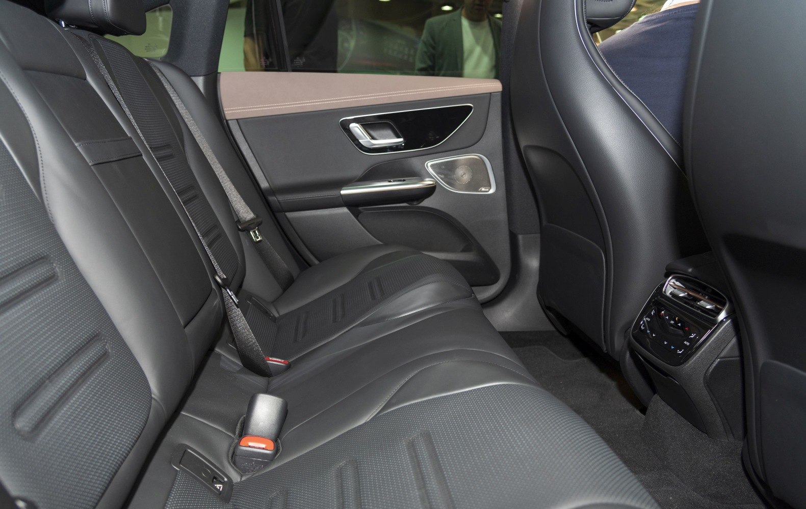 Luxury rear seats with advanced climate control and premium upholstery