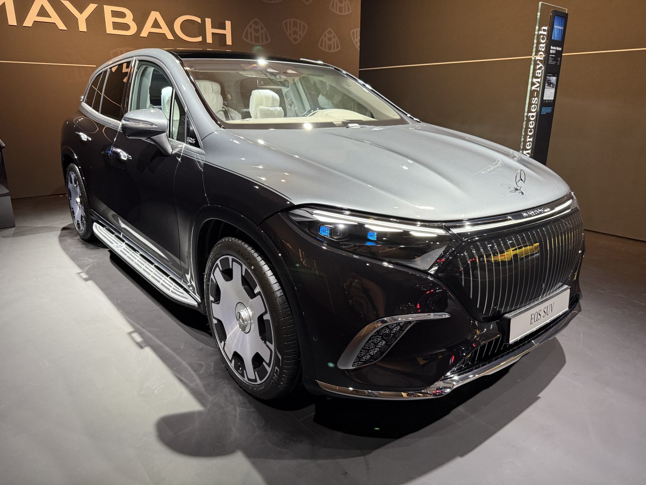 Luxury SUV front with sleek grille and distinct LED headlights