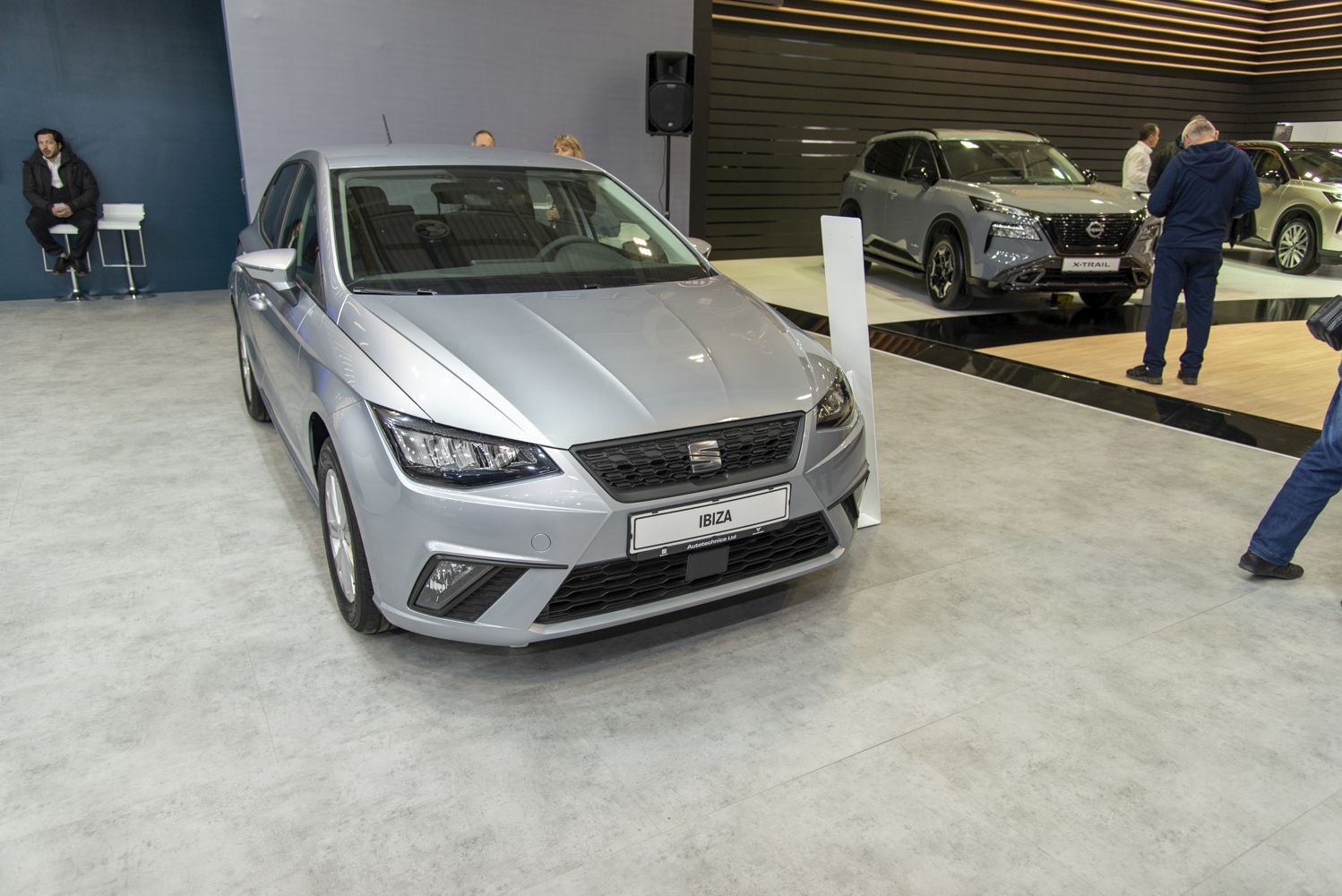 Front view featuring grille and headlights of a compact hatchback