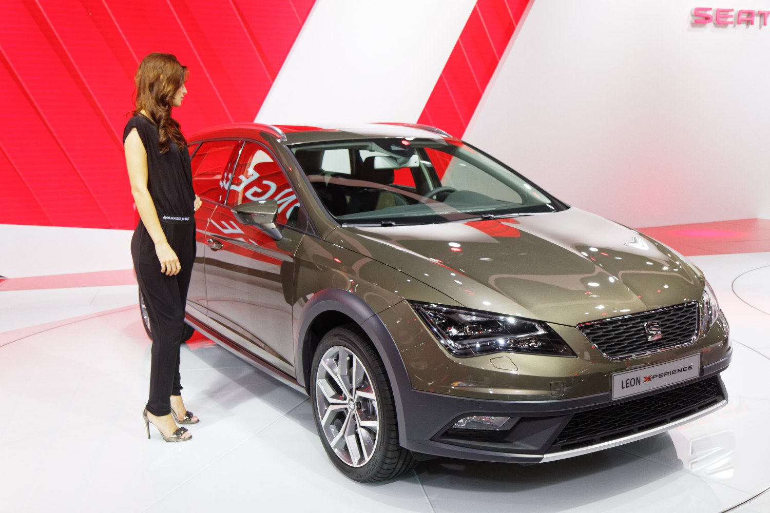 Modern compact hatchback with sharp LED headlights and alloy wheels