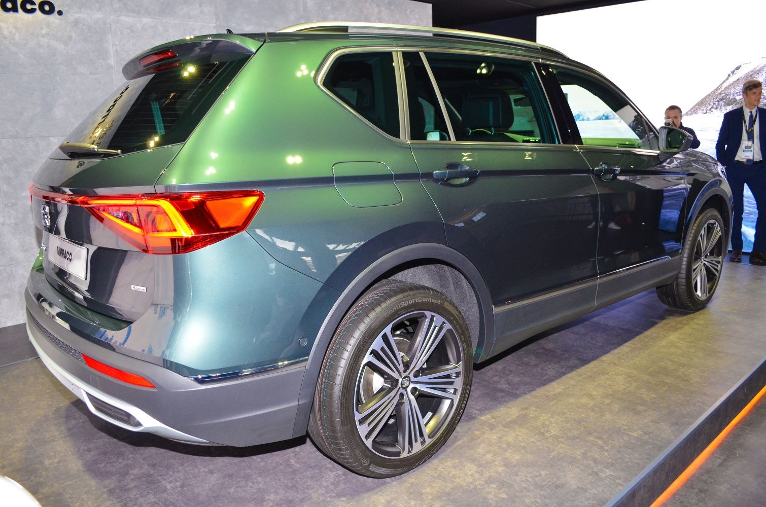 Rear side view and alloy wheel design of SUV with aerodynamic lines