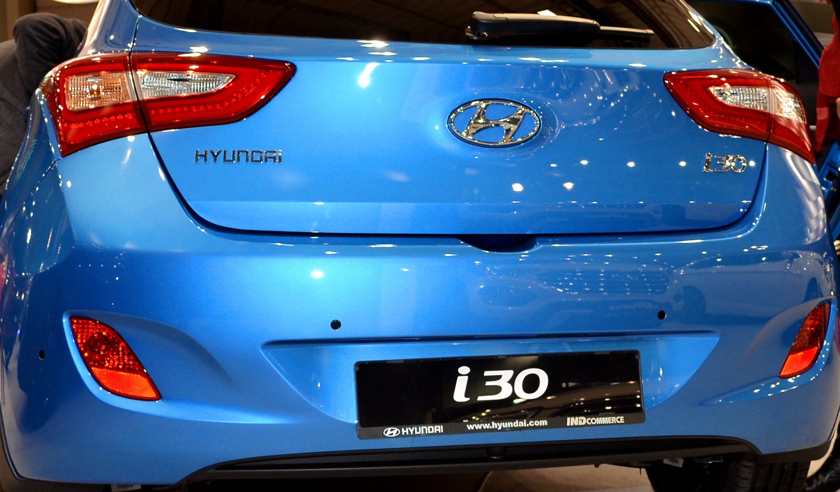 Rear view with modern taillights and rear bumper details