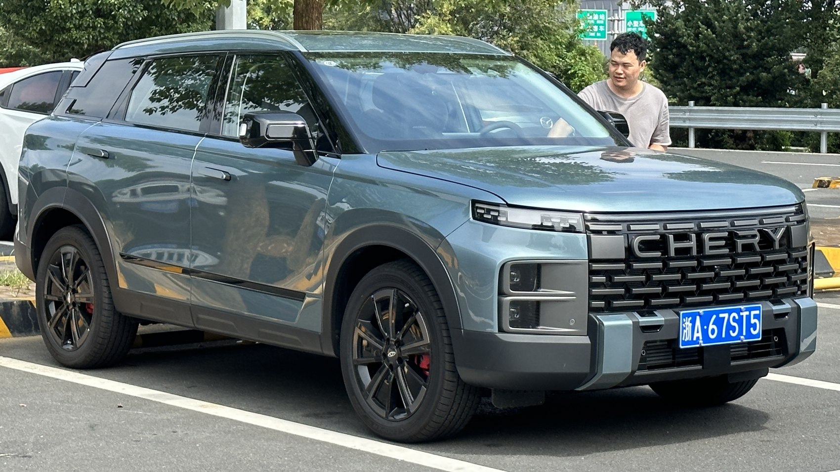 Bold front grille and sleek LED headlights on modern SUV