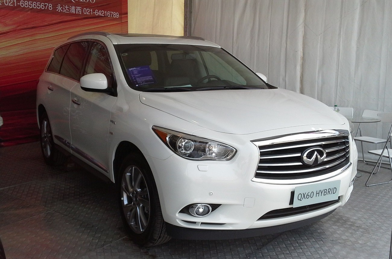 Front side view of a modern hybrid SUV highlighting headlights and grille