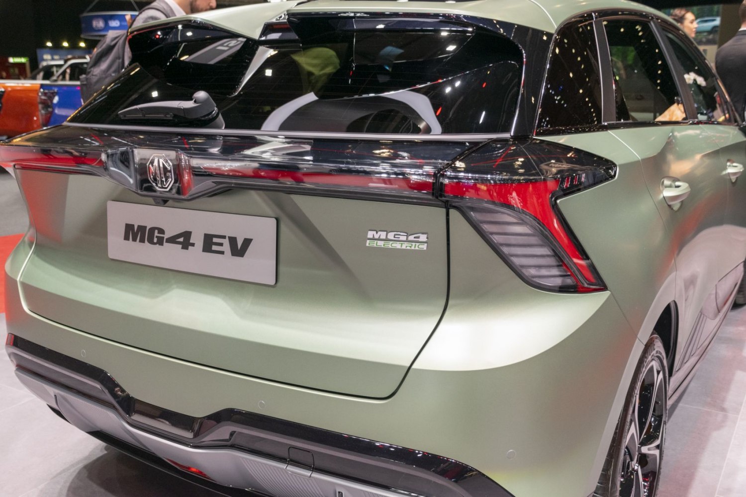 Rear design with sleek taillights and glossy black trim