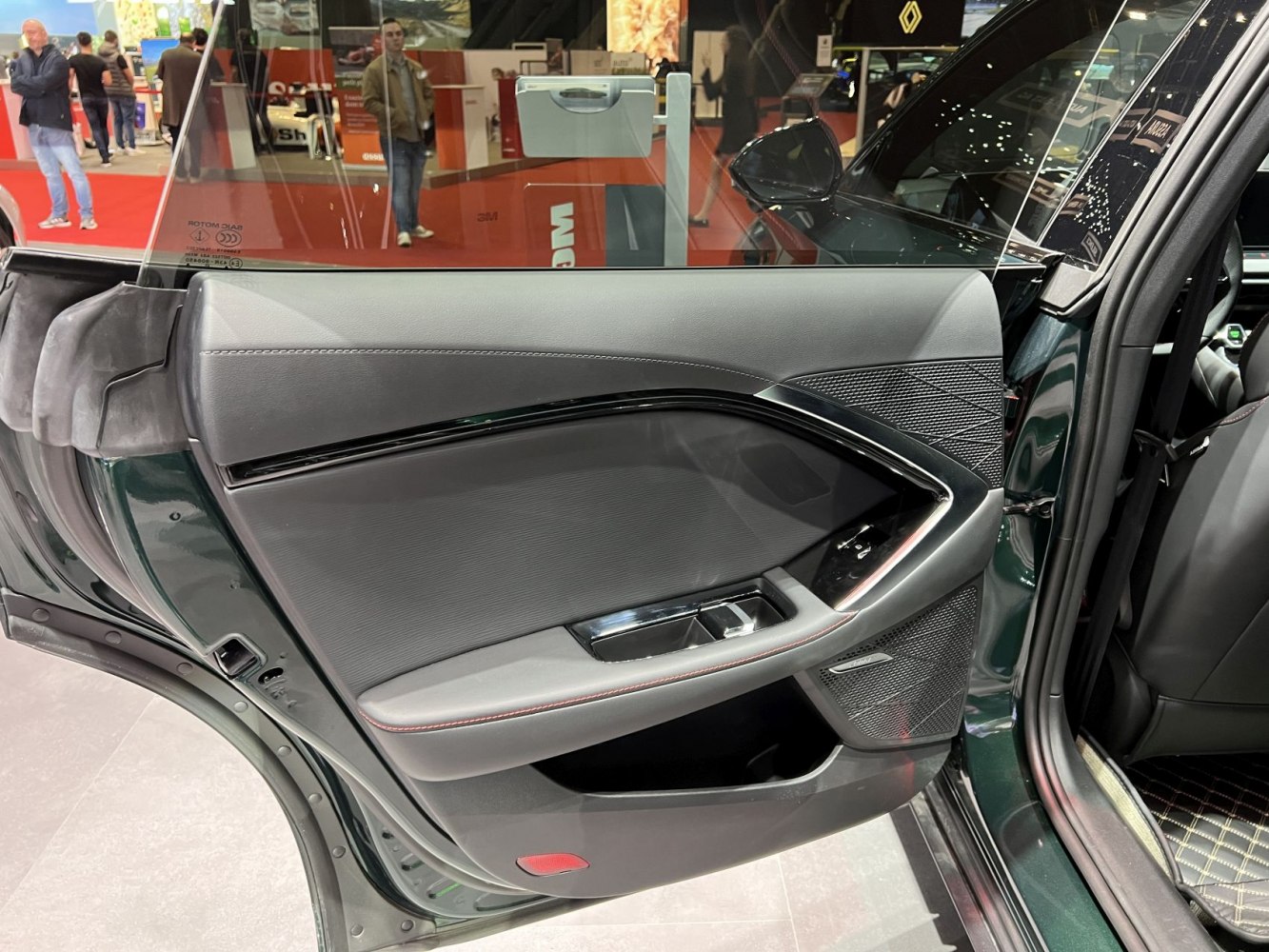 Rear door interior panel with sleek design and high-quality materials