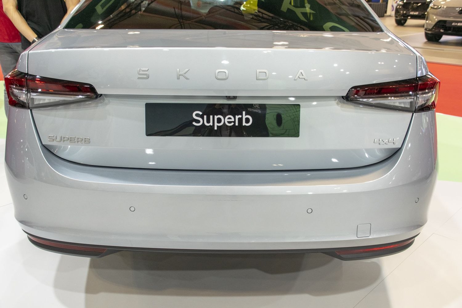 Sleek rear design with modern taillights and 4x4 badge