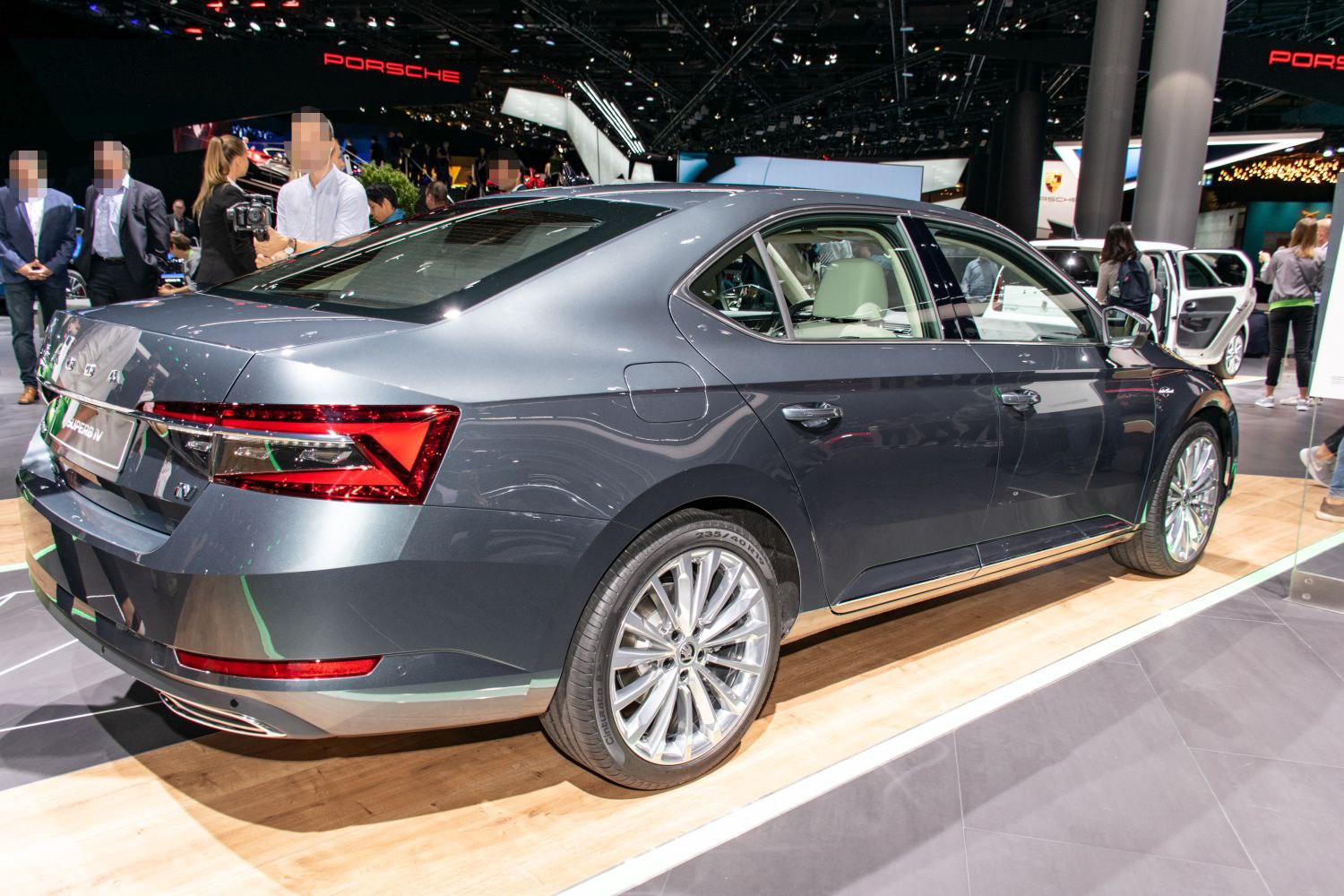 Rear and side view with LED tail lights and alloy wheels