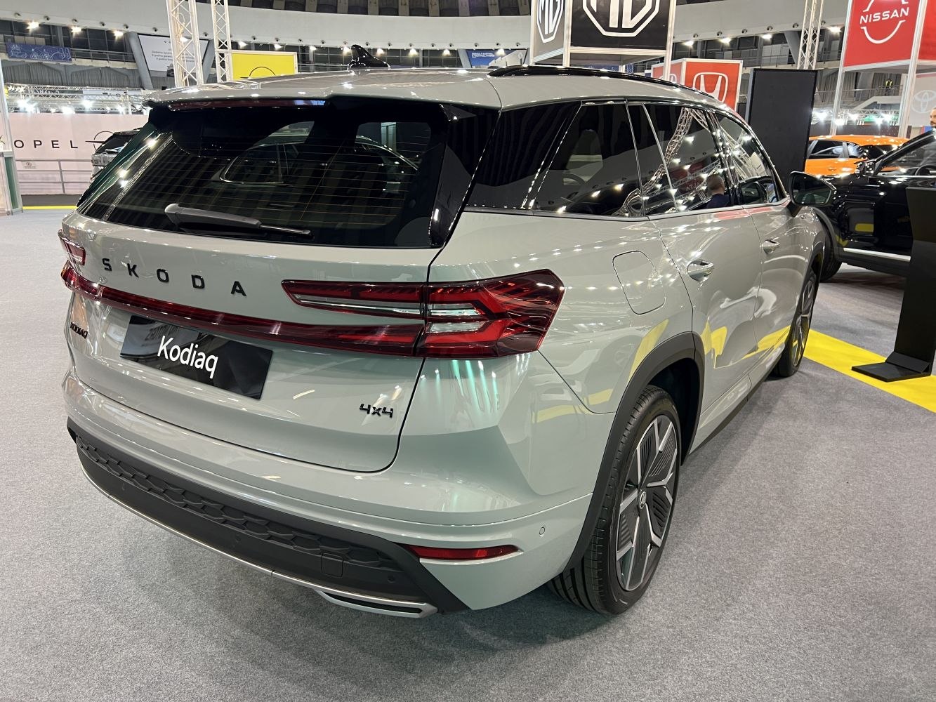 Rear view of SUV with LED tail lights and 4x4 badge