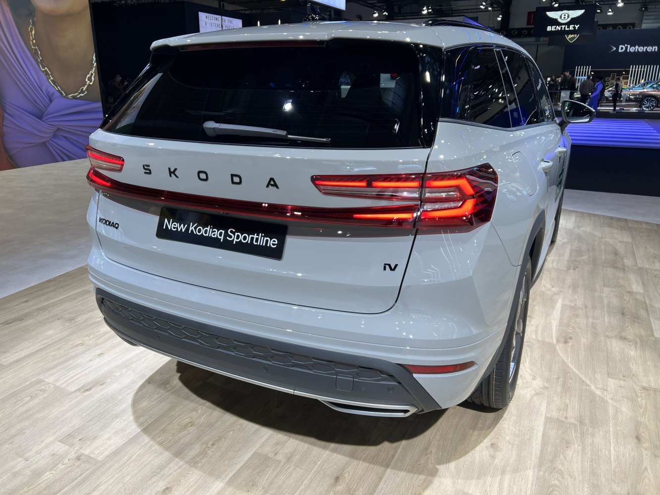 Rear view with LED tail lights and clean rear badging