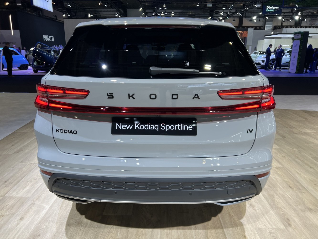 Rear view with distinctive LED tail light design and SUV rear styling