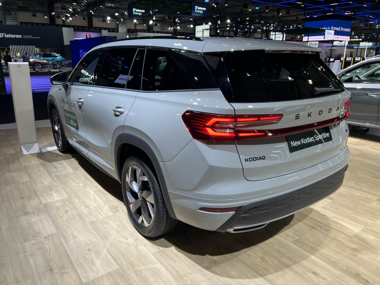 Sleek SUV rear with LED tail lights and advanced rear styling