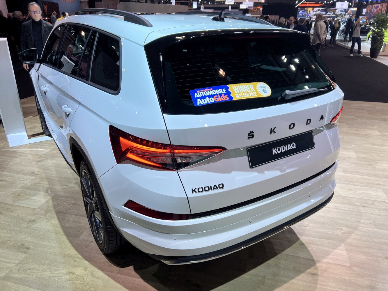 Rear view with LED taillights and modern body lines