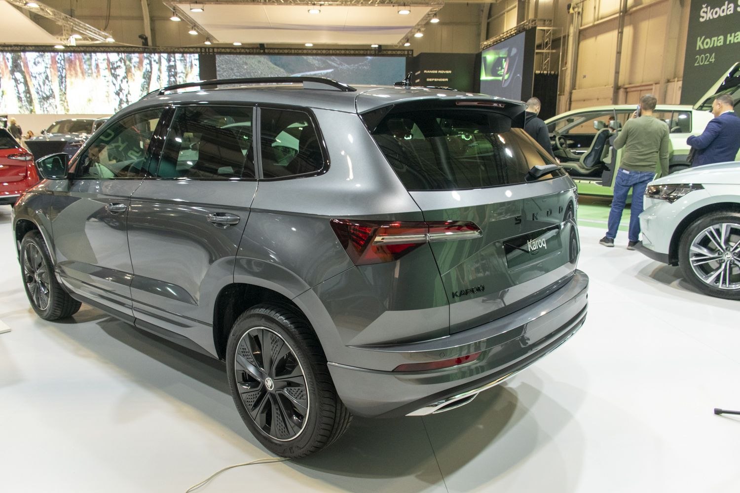 Rear and side profile featuring taillights and alloy wheels