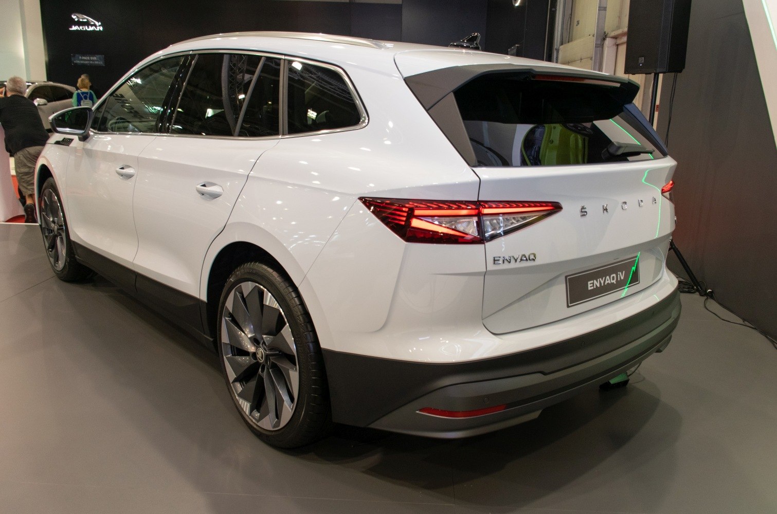 Modern rear and side profile with sharp tail lights and aerodynamic styling