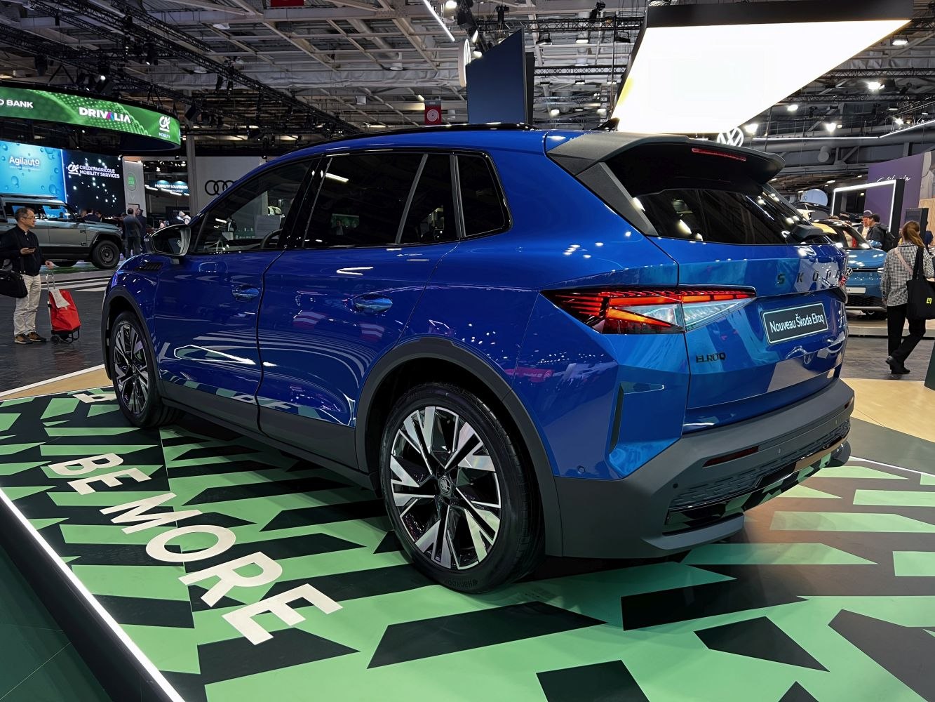 Rear side with modern taillights and alloy wheels