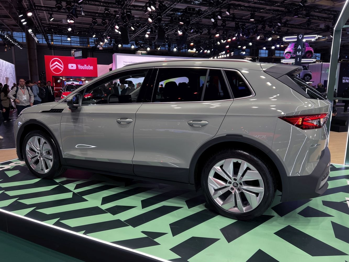 Mid-size SUV with modern alloy wheels and angular design