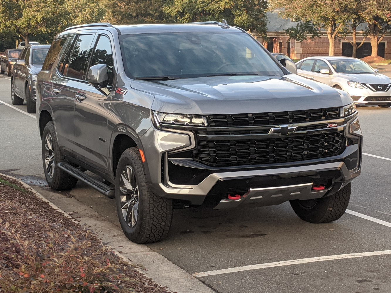 Bold front grille, LED headlights, rugged off-road features