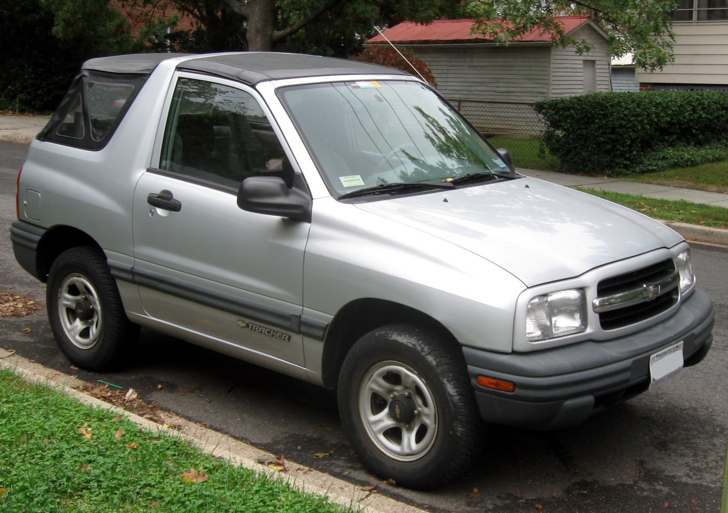 Compact SUV with soft convertible roof and rugged exterior design