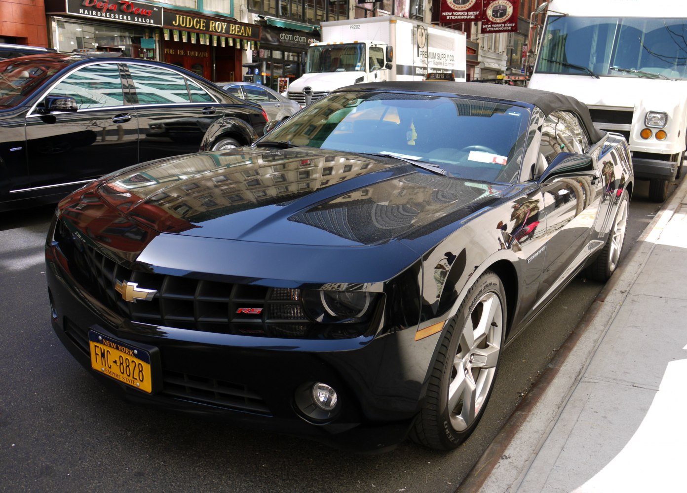 Black convertible with RS grille and soft top