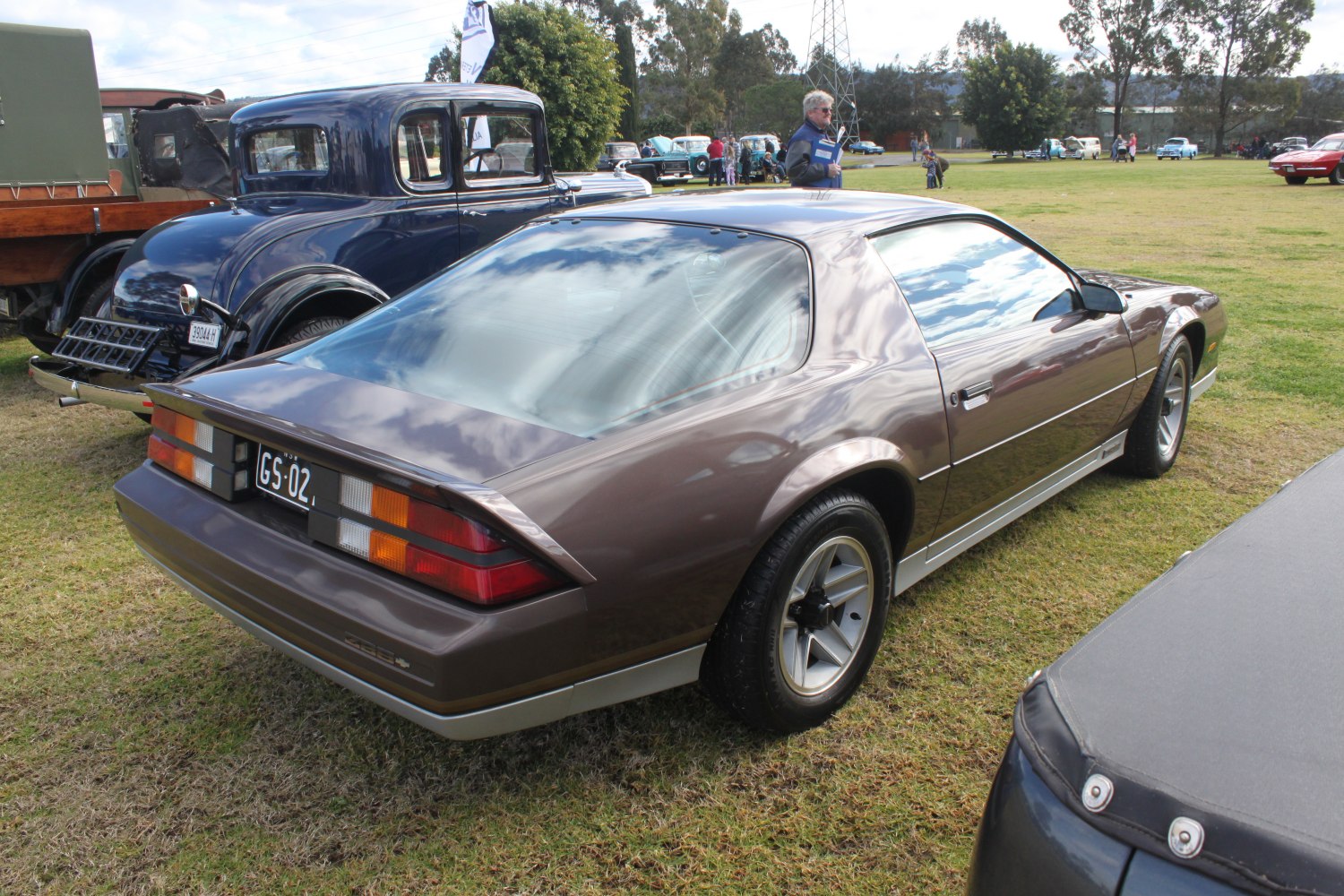1980s sport coupe with rear spoiler and distinct taillights