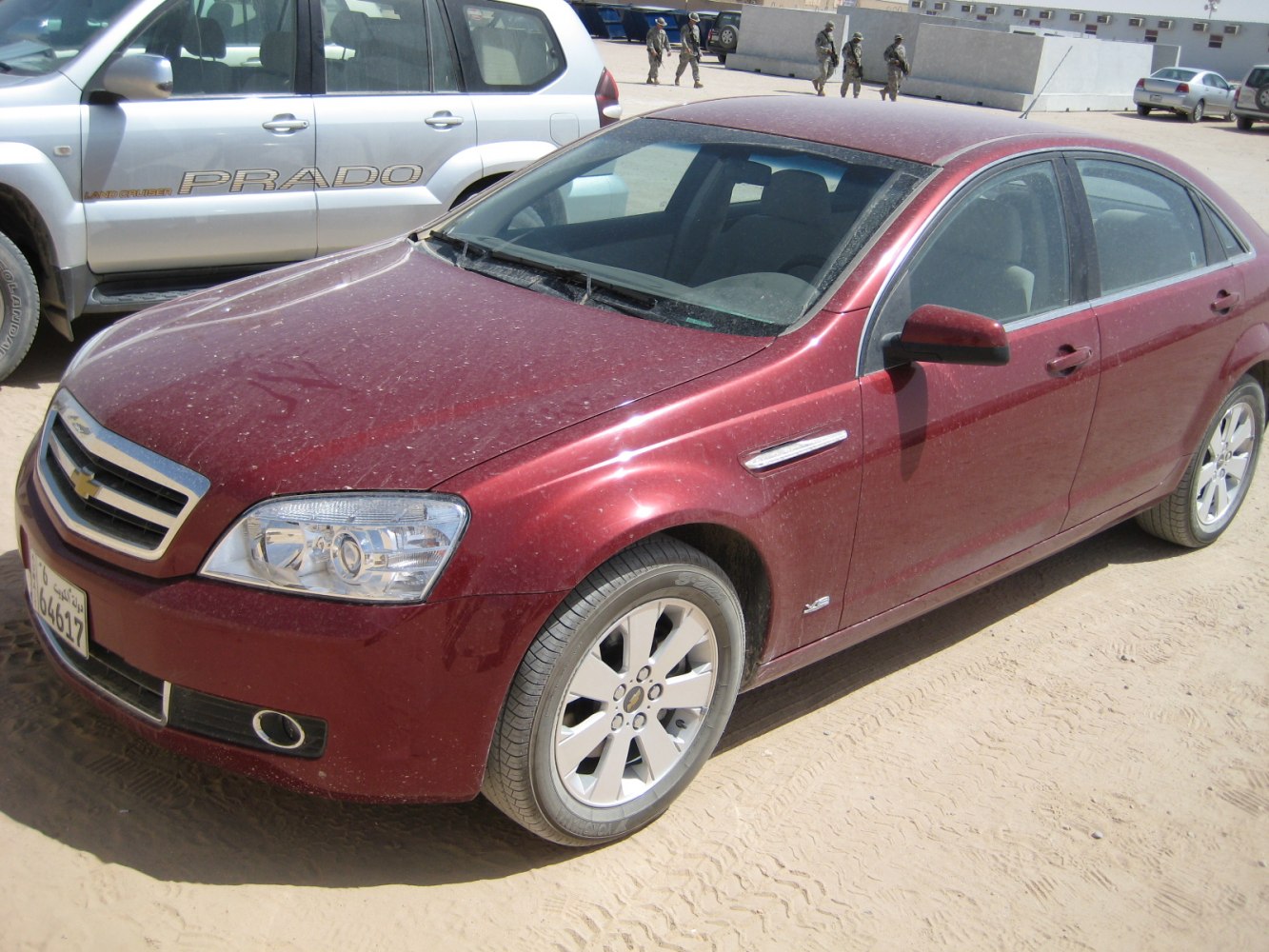 Mid-size sedan with clear headlights and alloy wheels