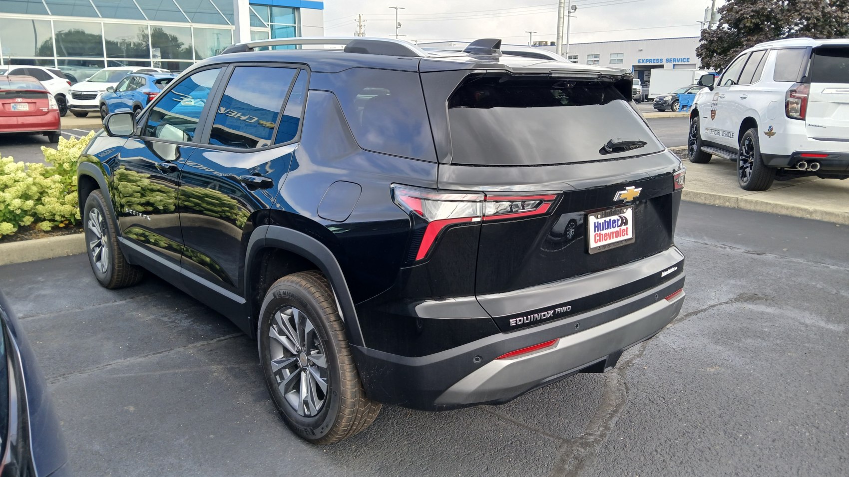 Modern SUV rear design with LED taillights and AWD badge