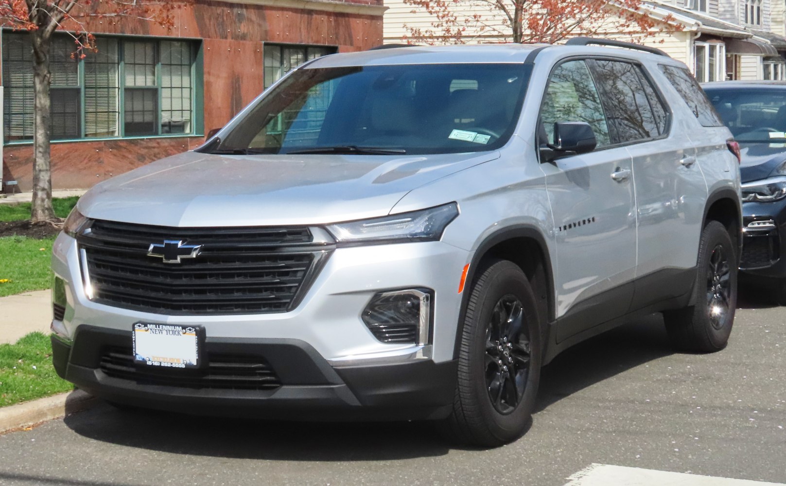 Updated front grille and sleek LED headlights on a modern SUV