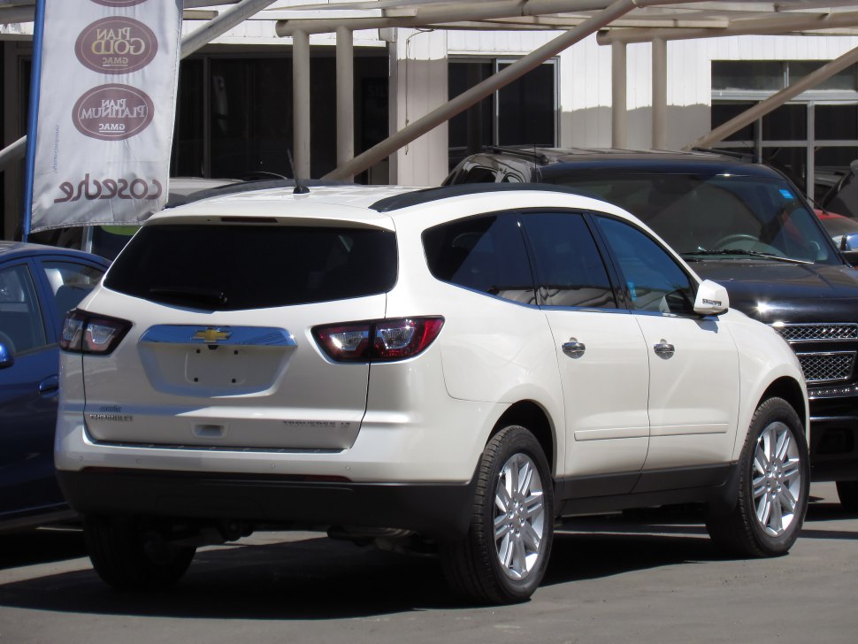 White SUV rear view with LED taillights and rear hatch design