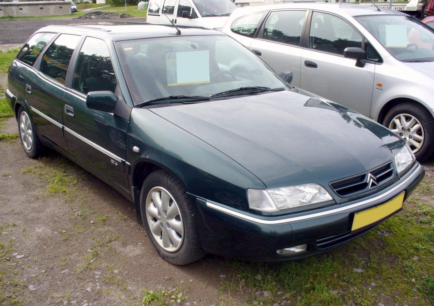 Front-side exterior view of a classic estate wagon