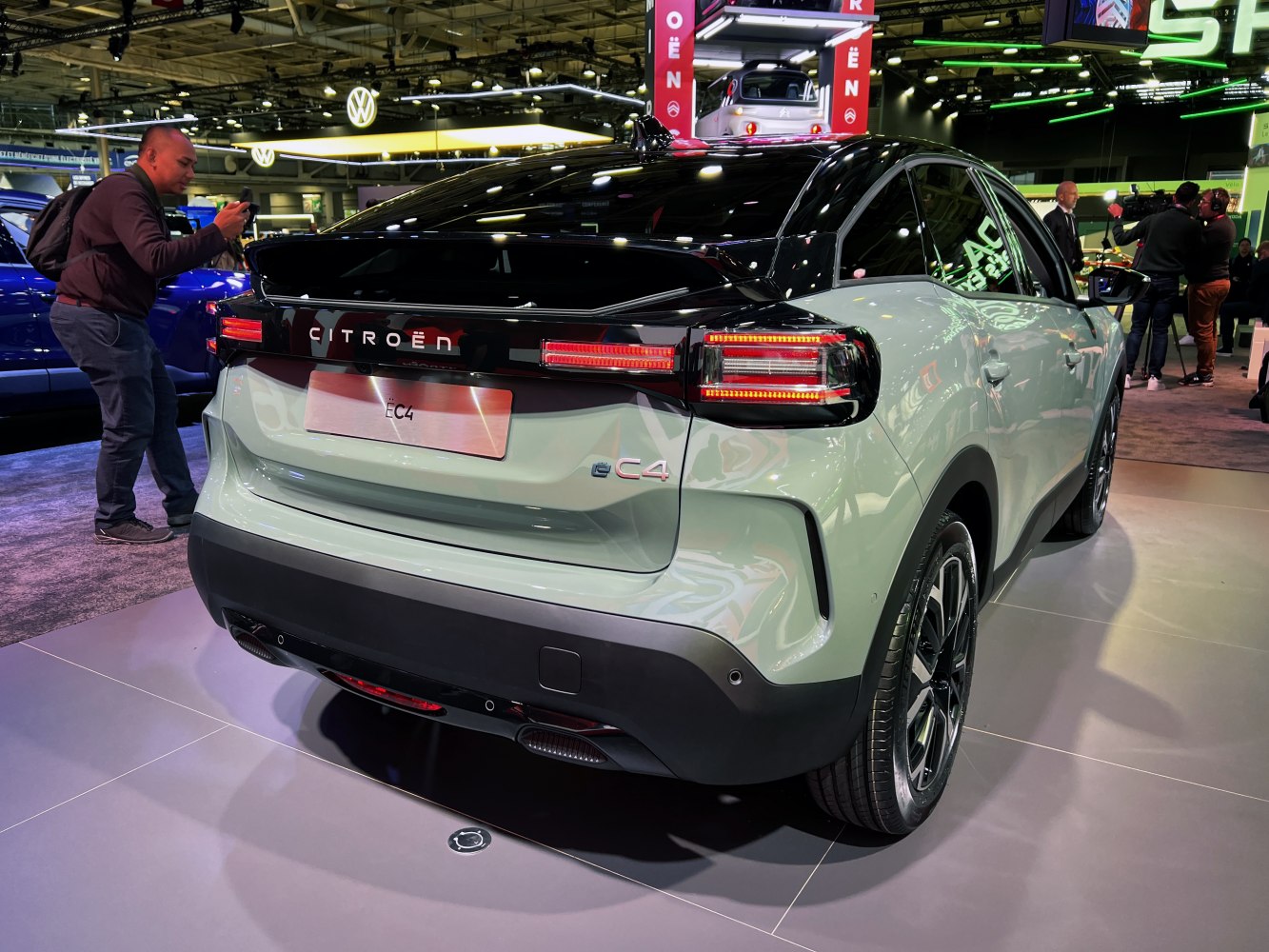 Rear of compact SUV with modern LED tail lights and dual-tone design