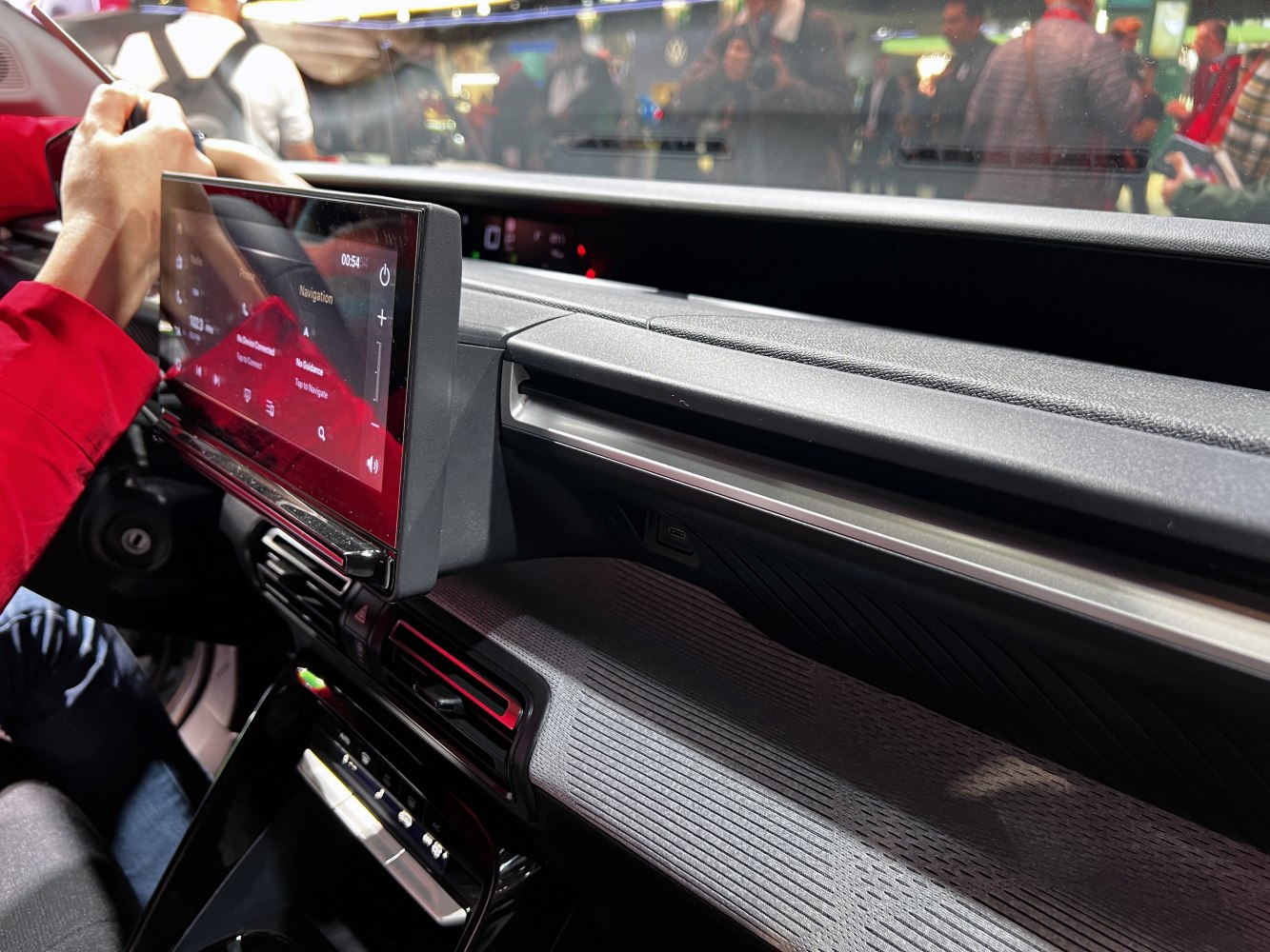 Sleek touchscreen infotainment and modern dashboard layout