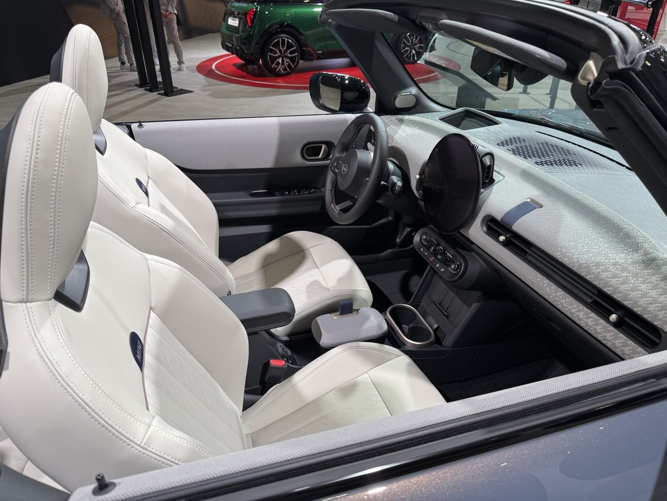Interior view with premium seats and modern dashboard design
