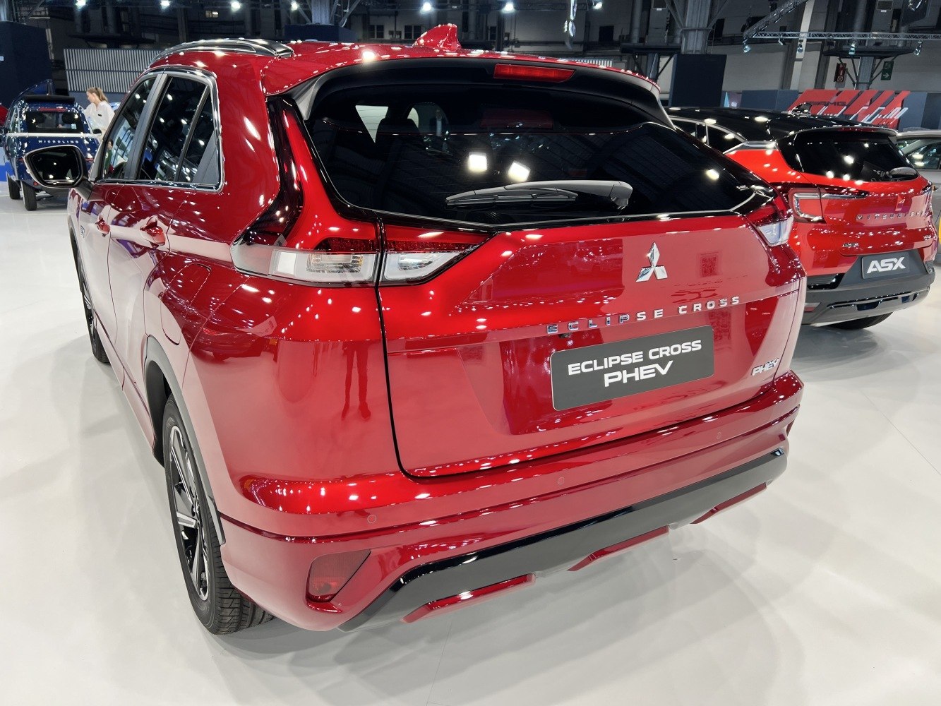 SUV rear with sleek tail lights and modern design lines