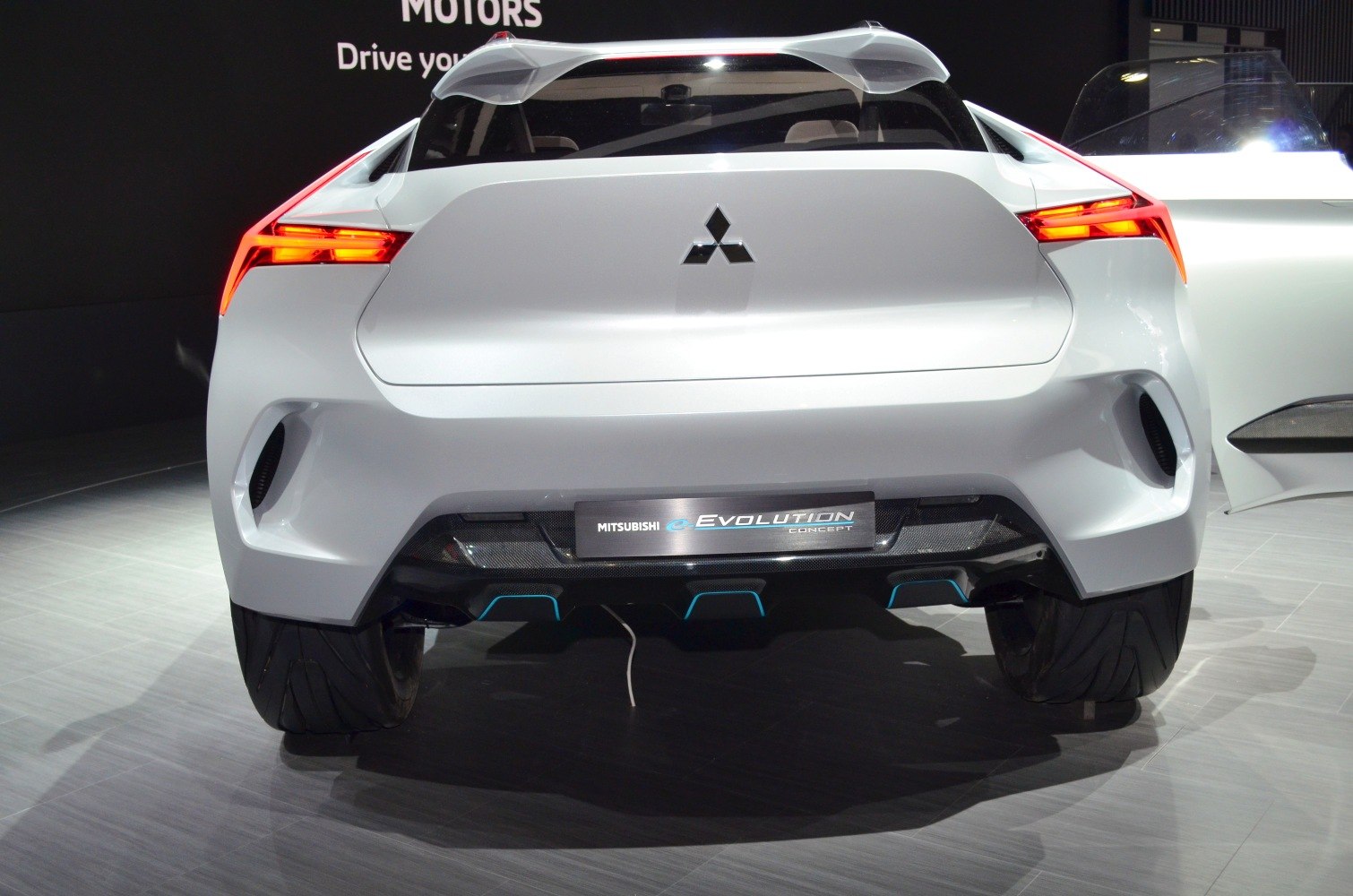 Futuristic rear design and LED taillights with aerodynamic features