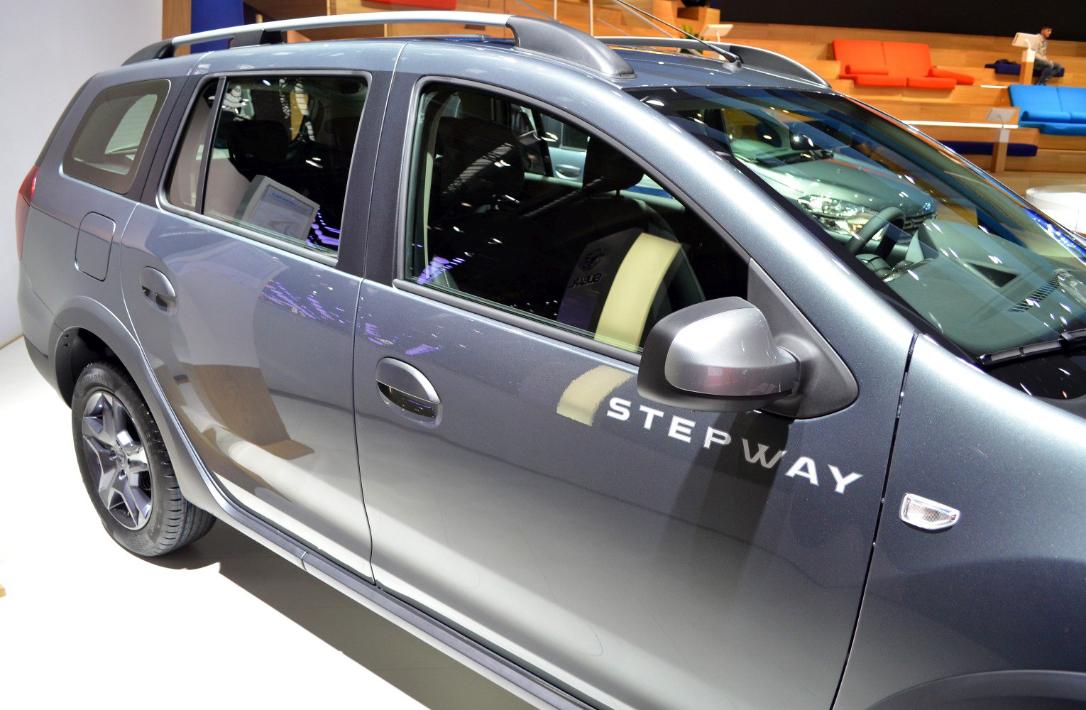 Side view with roof rails and Stepway decal on door