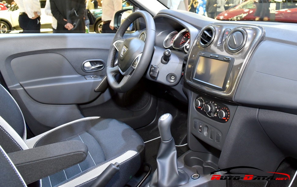Interior dashboard, steering wheel, seating upholstery, 2017 model controls