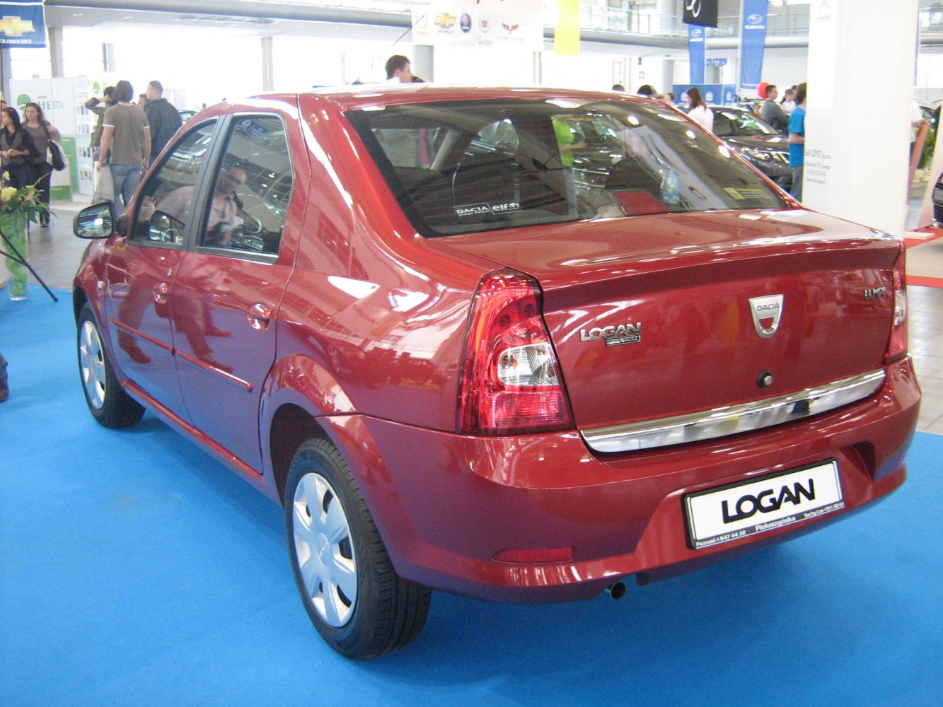 Rear and side view of a compact sedan with updated taillights.