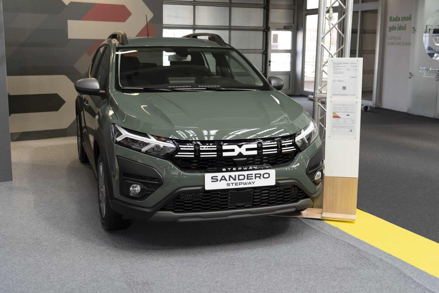 Front view showcasing grille and headlights of compact crossover